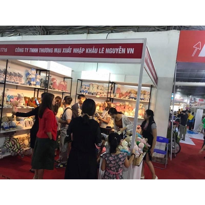 Voi xám handmade - quà tăng gấu bông xinh xắn cho bé