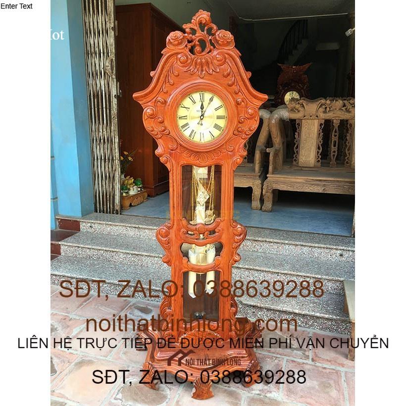 Đồng hồ cây hoa lá tây gỗ hương đá, gỗ gõ đỏ, hàng CỰC VIP, tuyển vân, tuyển gỗ loại 1 (MIỄN PHÍ VẬN CHUYỂN 50KM)
