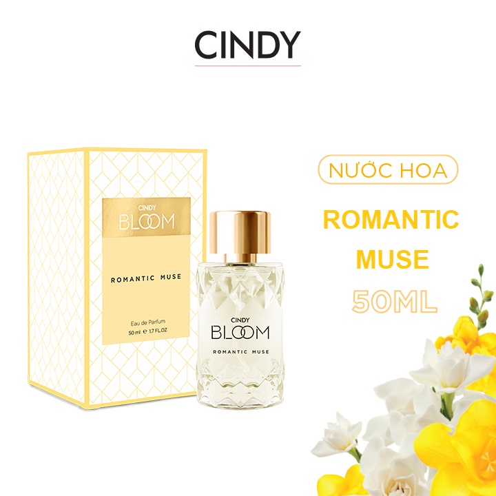 Nước hoa nữ Cindy Bloom Romantic Muse mùi hương quyến rũ lãng mạn 50ml chính hãng