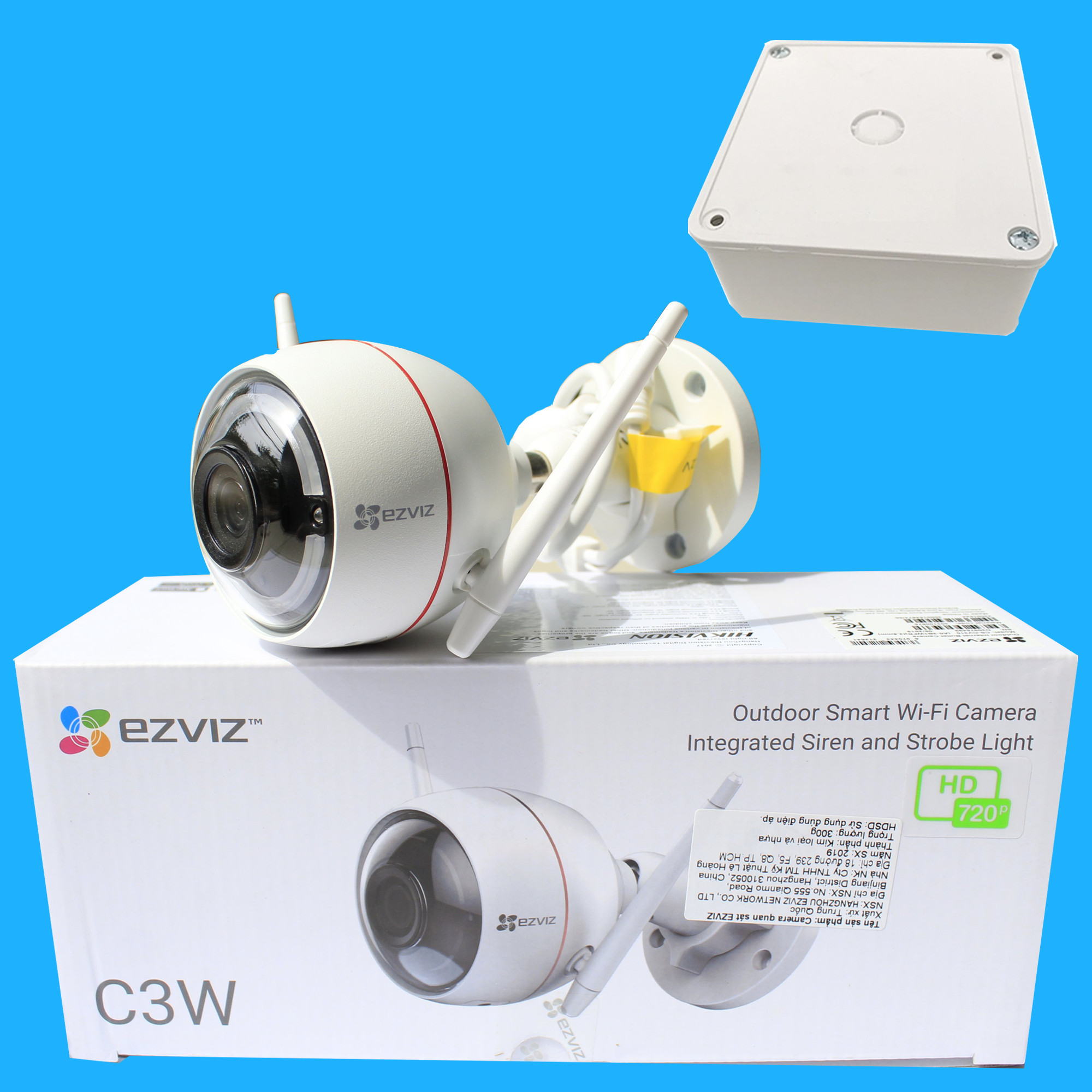 Camera Ip Wifi Ezviz C3W (CS-CV310) Full HD 720P - Có Kèm Box Nguồn - Hàng Chính Hãng