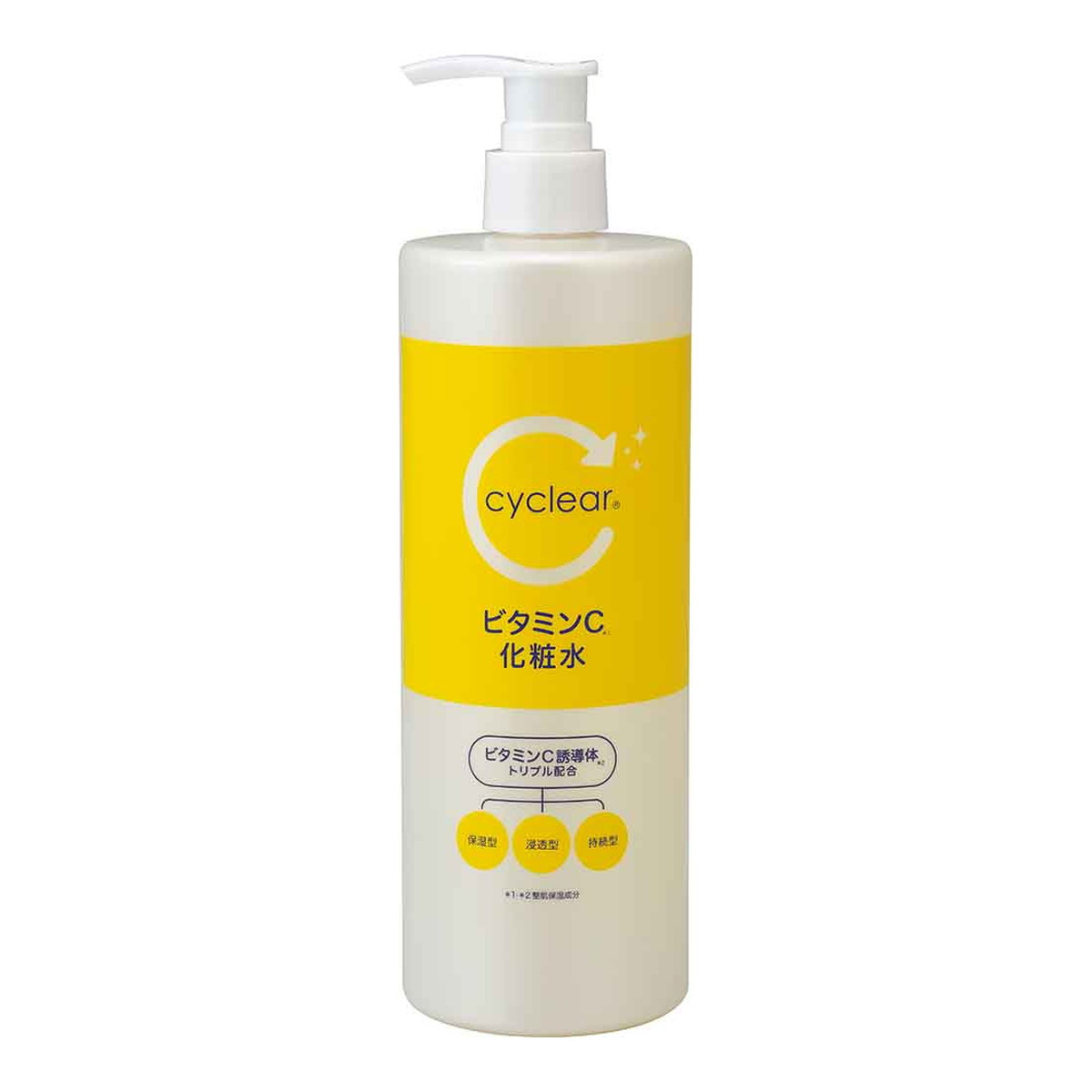 Lotion Dưỡng Sáng Mịn Da Kumano Cyclear Vitamin C Enzyme 500ML (Combo Lotion Và Set 24mL)