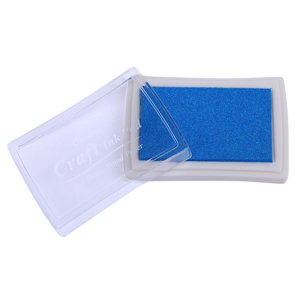 2 Pcs Stamp DIY Craft Ink Pad Print Paper Card Making Scrapbooking Kids Toys