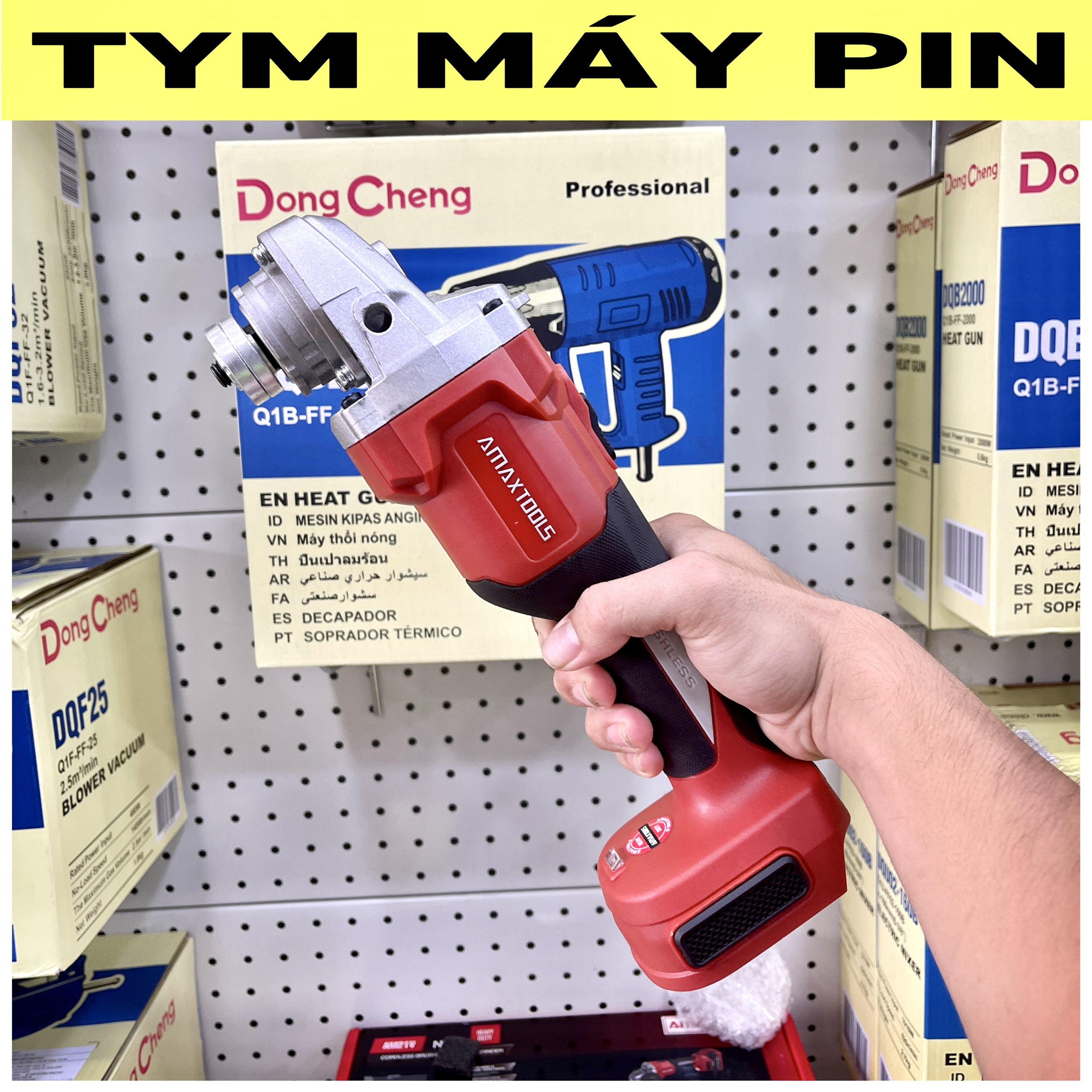 Thân Máy mài góc pin 21V Amaxtools AM100SM – chưa pin sạc