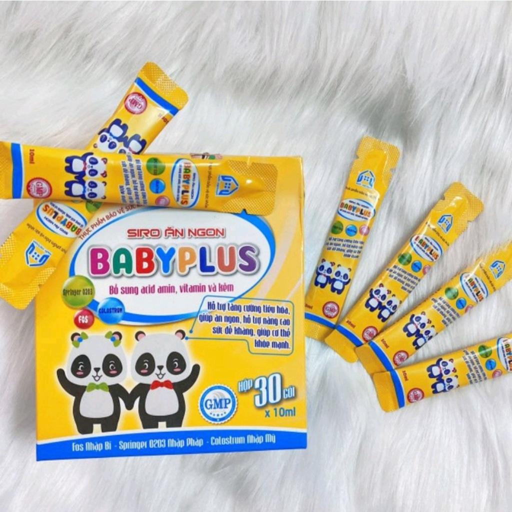 Babyplus - Siro ăn Ngon, Tăng Cân _ Hỗ Trợ Tiêu Hóa _ Tăng Cường Sức Đề kháng (1 Hộp 30 gói)