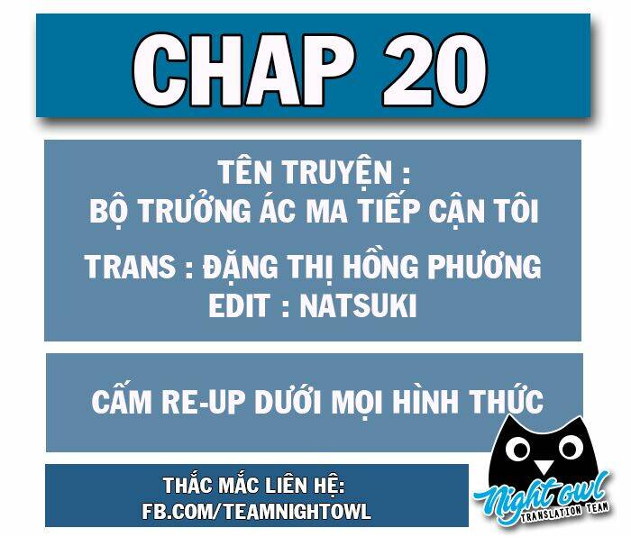 bộ trưởng ác ma tiếp cận tôi chapter 20 1