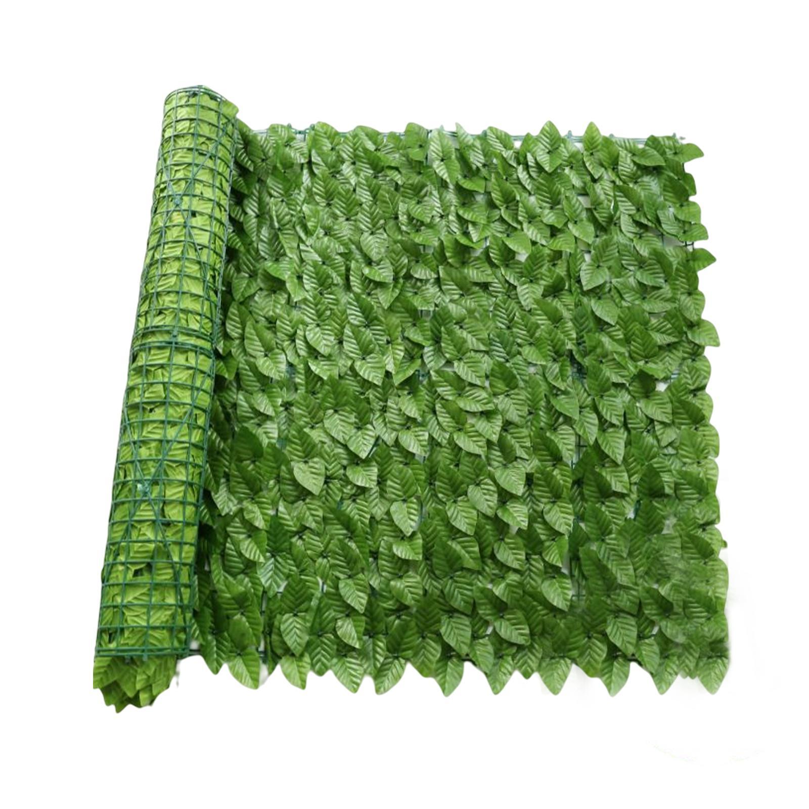 Artificial Faux Leaf Privacy Fence Wall Screen Sun protected for Yard Decor