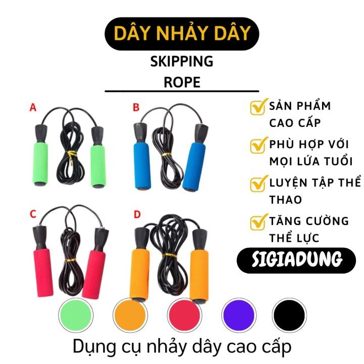 Dây Nhảy Giảm Cân - Dây Nhảy Thể Lực 2.9m Hỗ Trợ Tập Luyện, Tay Cầm Chống Trơn 3290