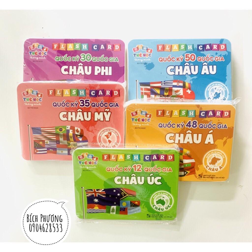 Flash Card Cờ Các Nước - Quốc Kỳ Các Quốc Gia Trên Thế Giới
