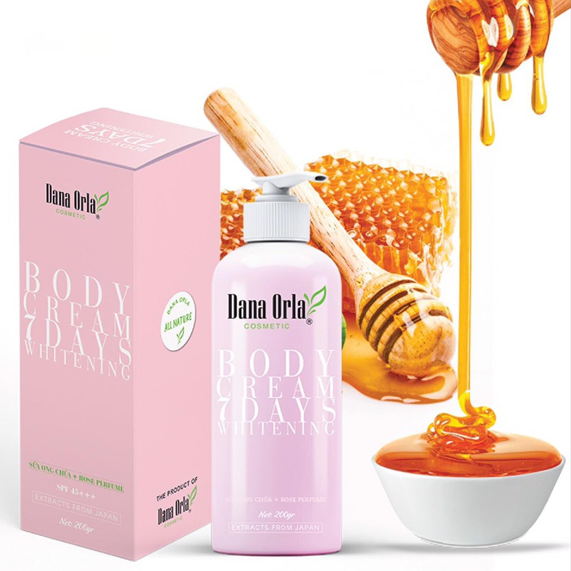 Lotion Dưỡng Thể Dana Orla Trắng Da, Chống Nắng, Dưỡng Ẩm SPF 45+++ 200ml