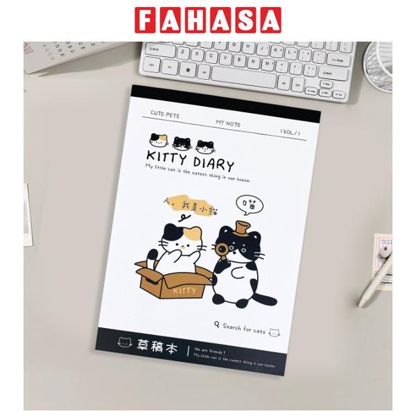 Tập Vẽ Kitty Diary 80gsm - Depai 1801-1 (70 Tờ) - Mẫu 3