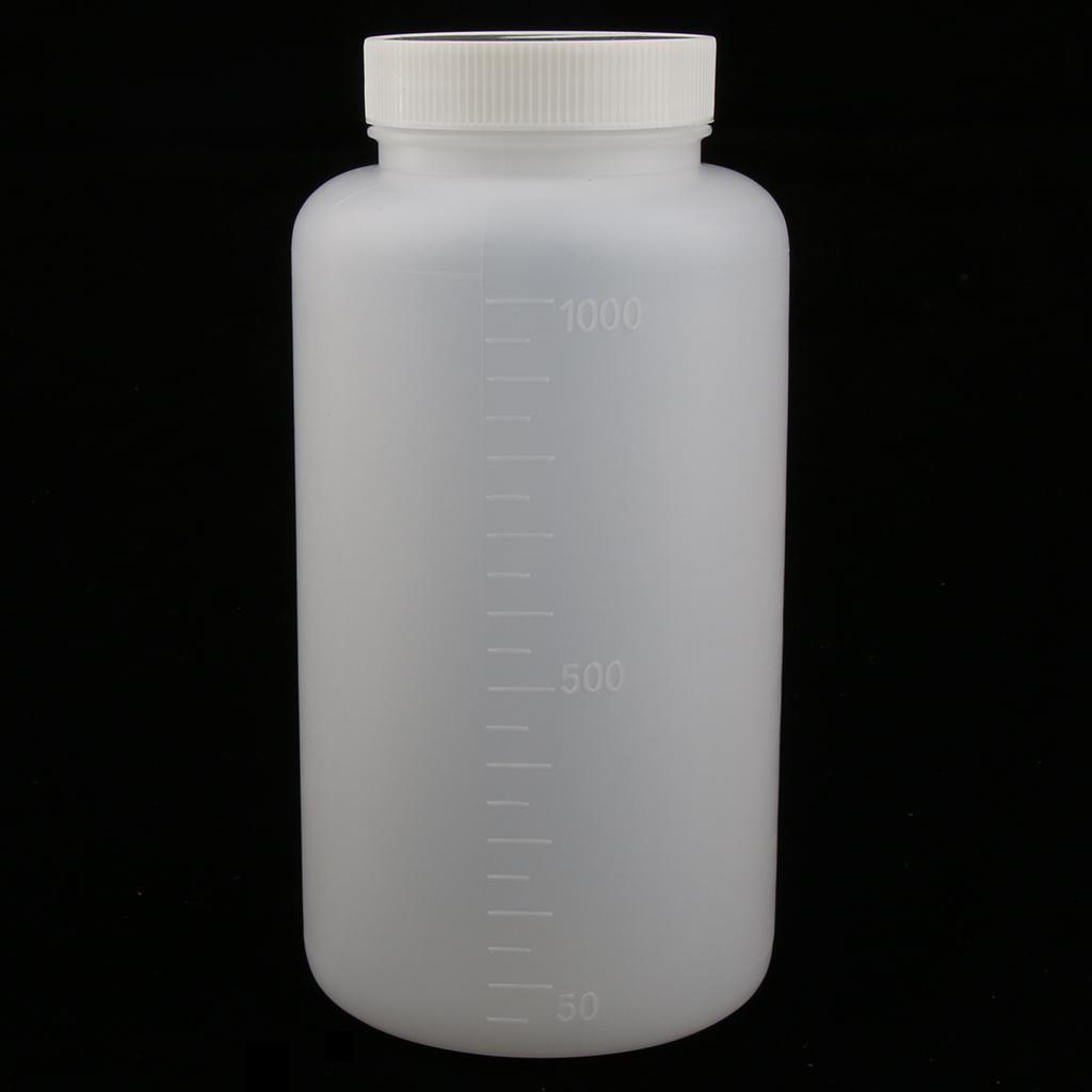 5pcs 1000ml Reagent Bottle with Cap Lab Reagent Bottle Laboratory
