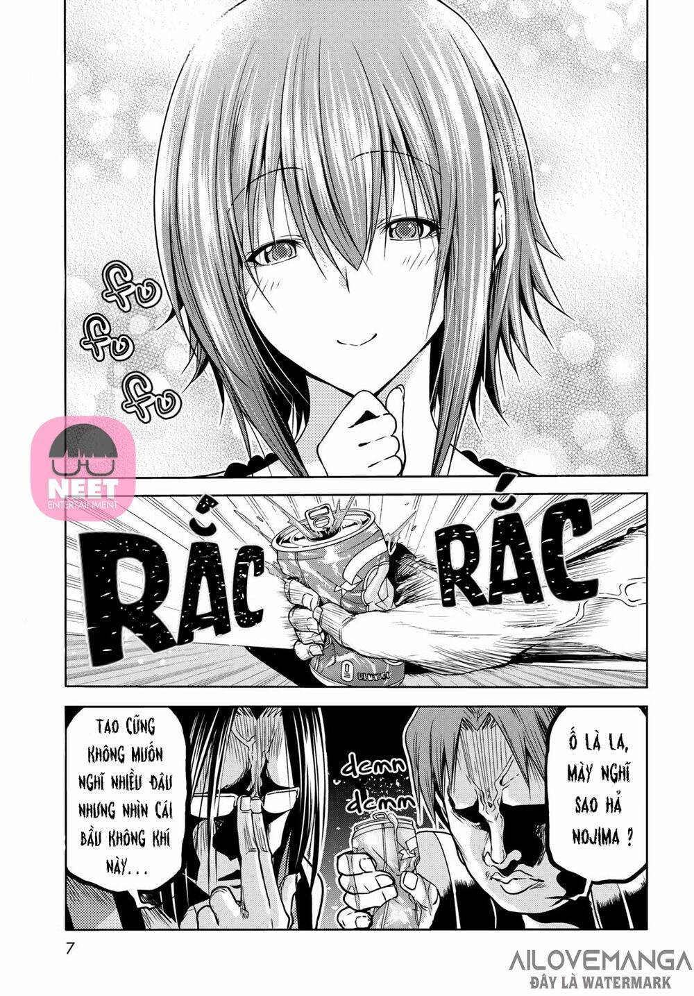 cô gái thích lặn - grand blue chapter 74 3