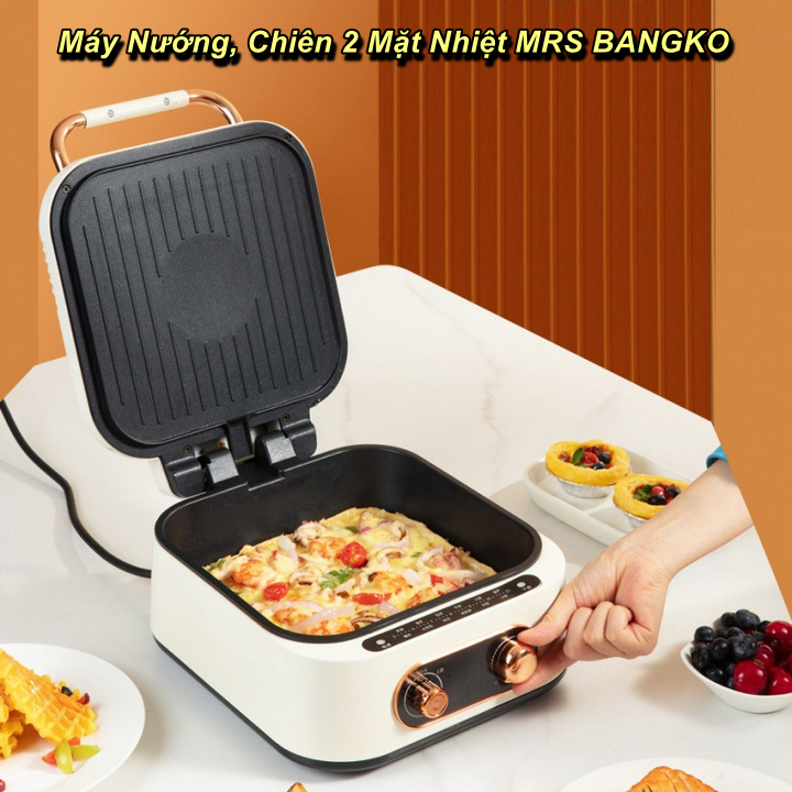 Máy Nướng, Chiên 2 Mặt Nhiệt MRS BANGKO - Home and Garden