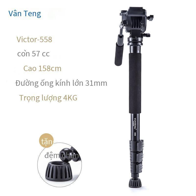 Đảm Bảo Chất Lượng Yunteng 558 Máy Ảnh SLR Monopod Đầu Thủy Lực Thích Hợp Cho Máy Ảnh Canon Nikon Sony DV Giá Đỡ
