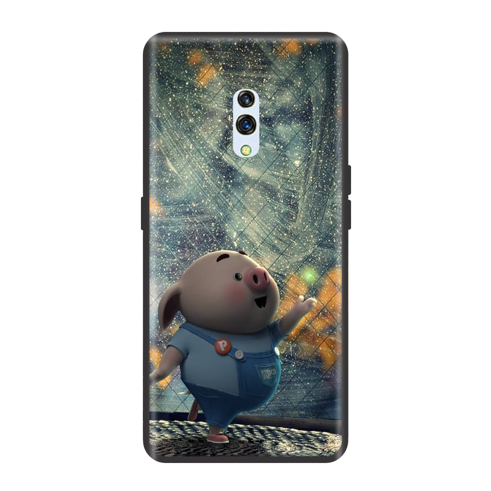 Ốp lưng TPU viền dẻo cho điện thoại OPPO K3 Hình Heo Con Chạy Bộ