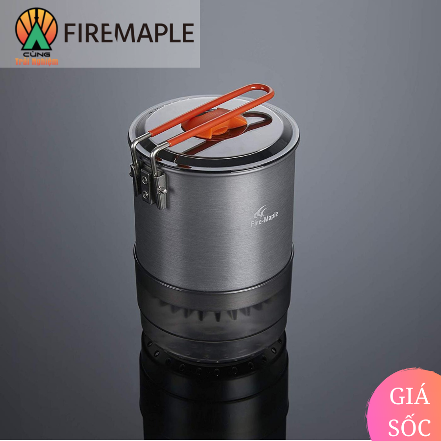 Bộ Nồi Đa Năng Dã Ngoại Chuyên Dụng Fire Maple FMS-STEAM Cho Hoạt Động Nấu Ăn Ngoài Trời ISLAND STEAM KIT