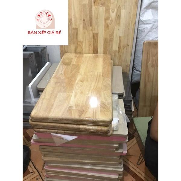 Mặt bàn Gỗ cao su kích thước 40*80 .nhậnlamtheokichthướckhac