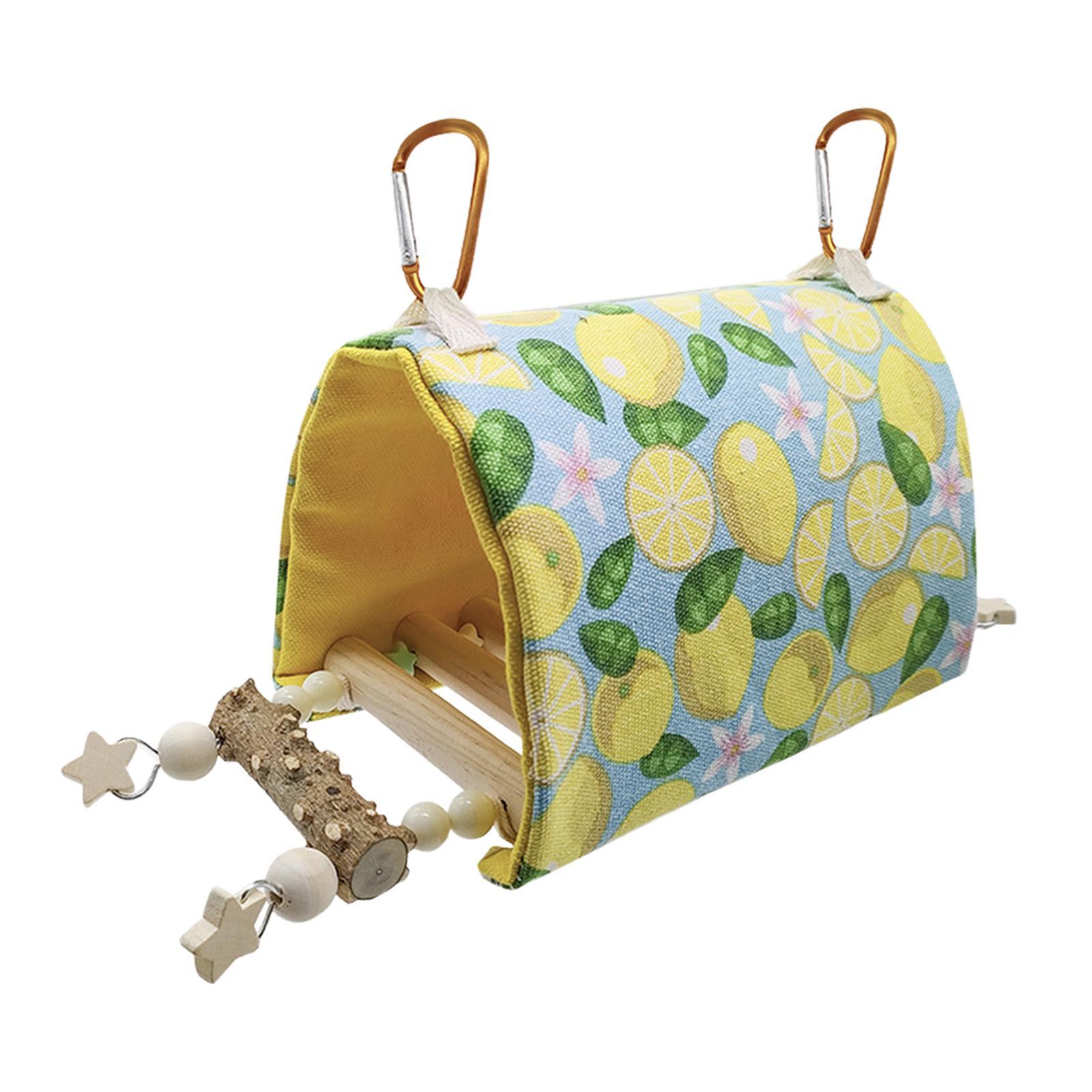 Birds Nest House Bird Perch Stand Winter Warm Bird Toy Bird Cage Perch Stand