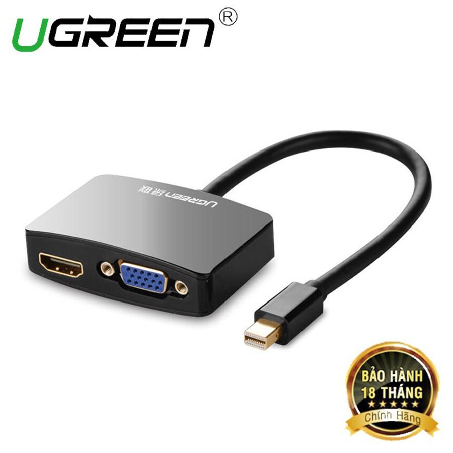 Cáp chuyển Mini Displayport sang HDMI - VGA Ugreen 10439 chính hãng - Hàng Chính Hãng