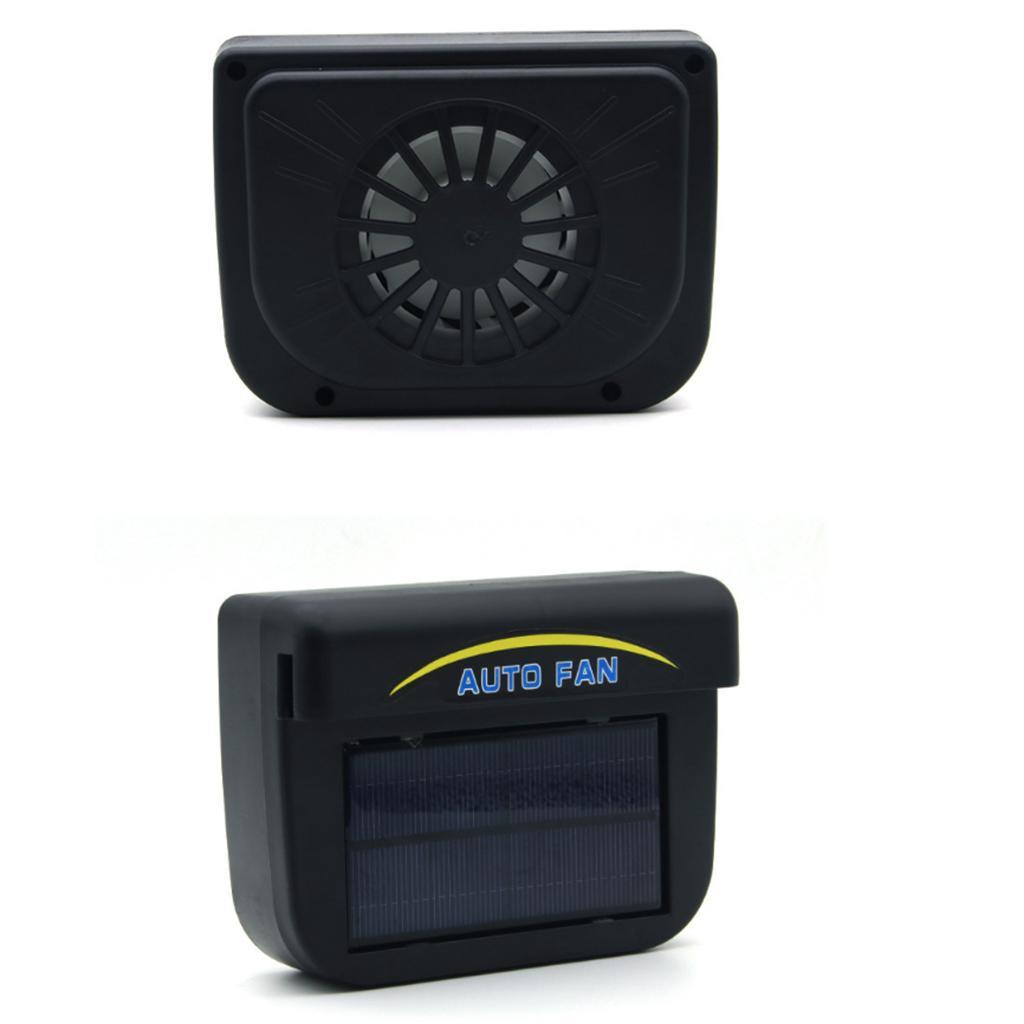 Automobile Cooler Ventilation Fan Air Vent Exhaust Heat Fan Solar Energy Powered Vehicle Car Auto with Rubber Strip