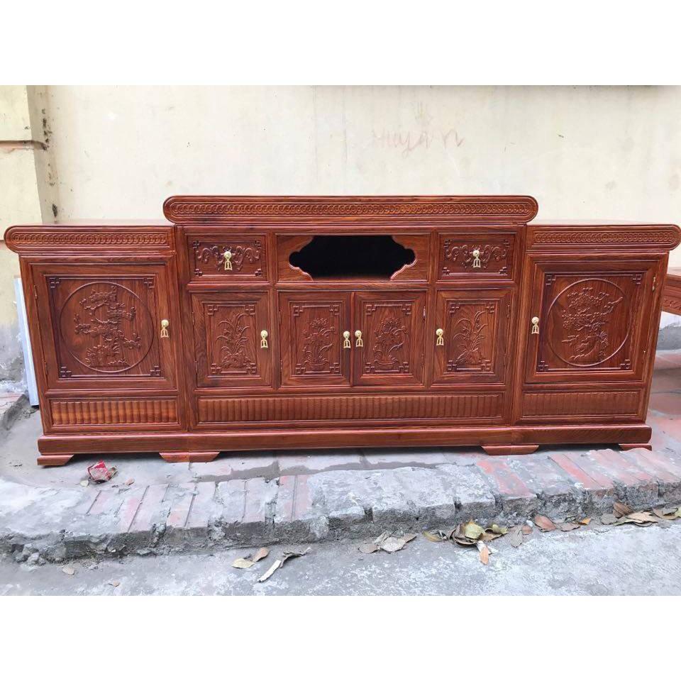 Kệ mâm - gỗ hương vân - loại 2m2 và 2m4