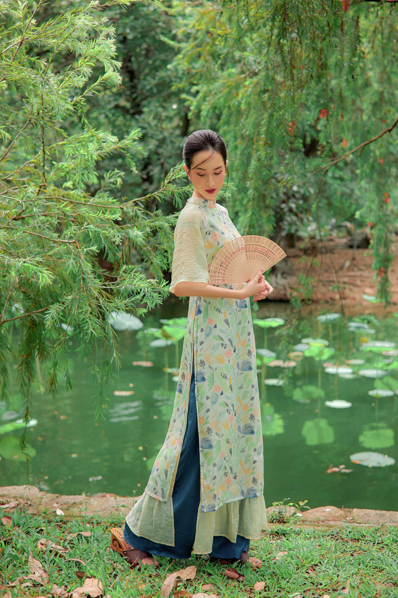OLV - Quần Blue Culottes