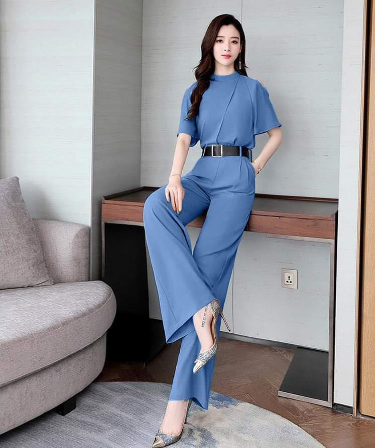 BỘ ĐỒ ỐNG RỘNG KÈM THẮT LƯNG