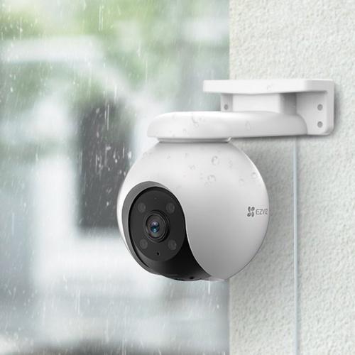 Camera wifi ngoài trời Ezviz H8 Pro 3MP - 2K/ 5MP - 3K, Phát hiện người, xe bằng AI, Xoay 360 độ, Quay màu ban đêm - Hàng Chính Hãng