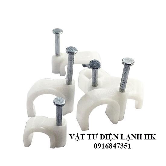 1 Túi - Đinh ghim móc ống nước, dây điện phi 21 34 42 mm