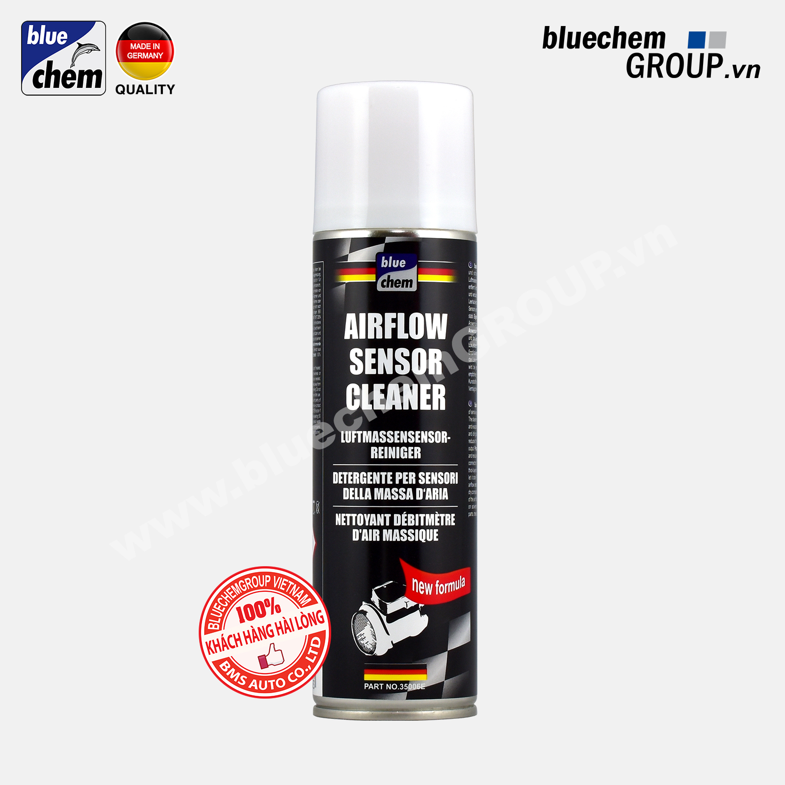 Dung dịch Bluechem Vệ sinh Cảm biến lưu lượng khí nạp (Air Flow Sensor Cleaner) 200ml