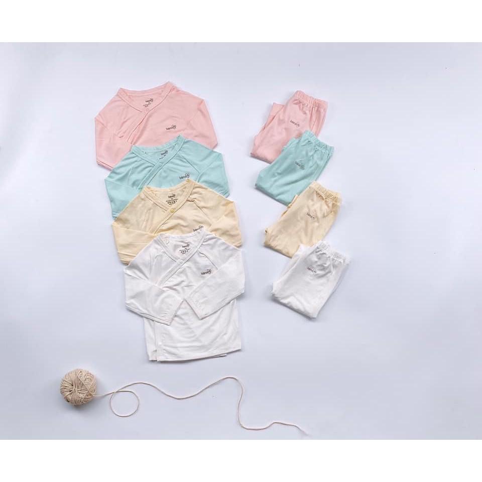 BỘ DÀI TAY CÀI LỆCH SỢI TRE