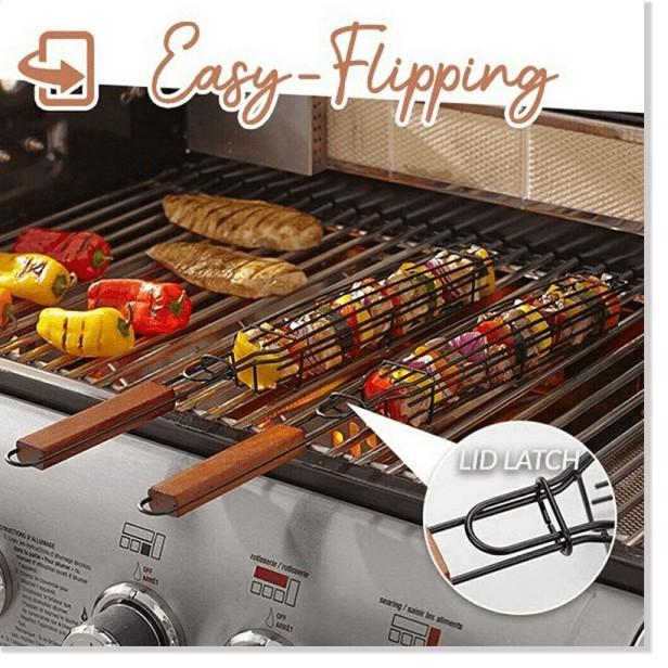 Dụng cụ Làm Đồ Nướng Grill Baskets BBQ phong cách Mỹ
