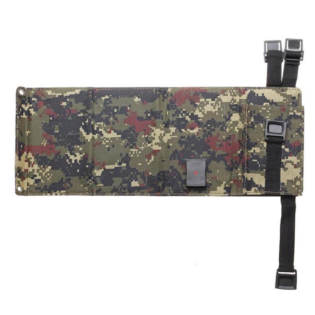 Portable Foldable Solar Panel Charger USB Dual Port Power Bank