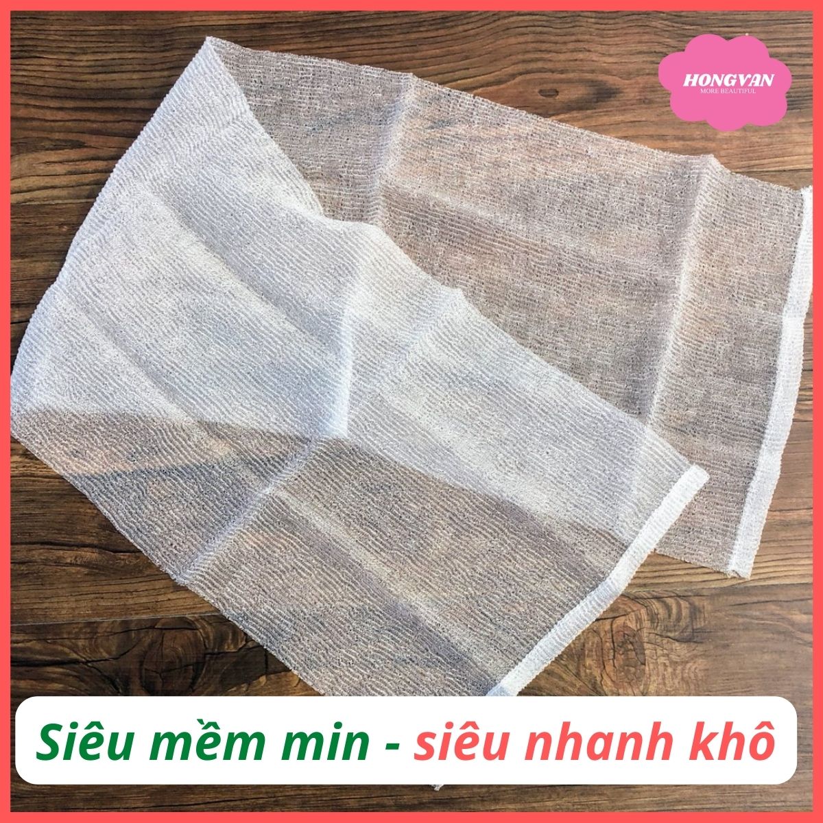 Khăn tắm cho nữ siêu mềm mịn 28x110cm (dùng kì cọ khi tắm)