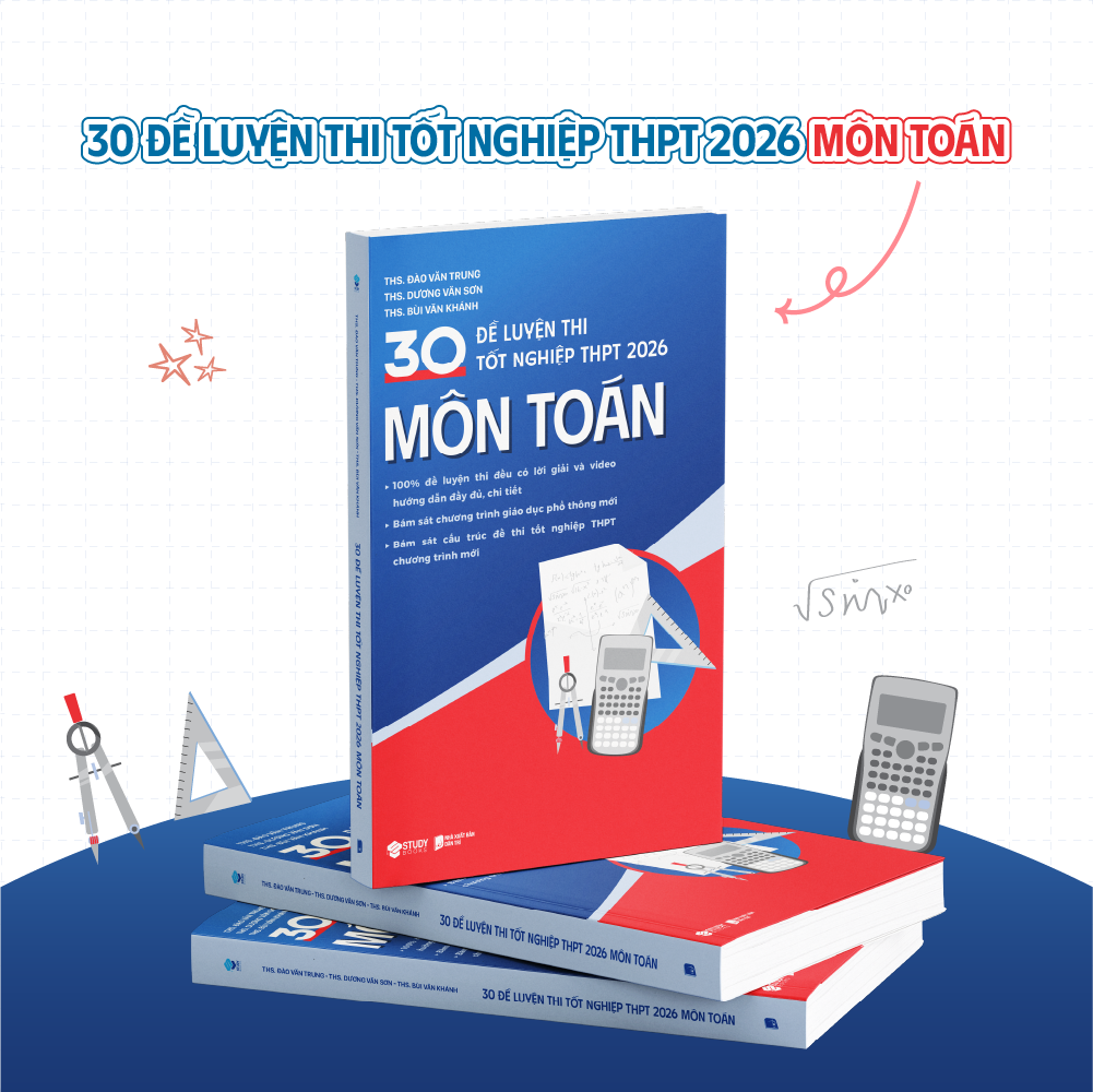 Sách - 30 Đề Luyện Thi Tốt Nghiệp THPT 2026 - Môn Toán - ảnh 3