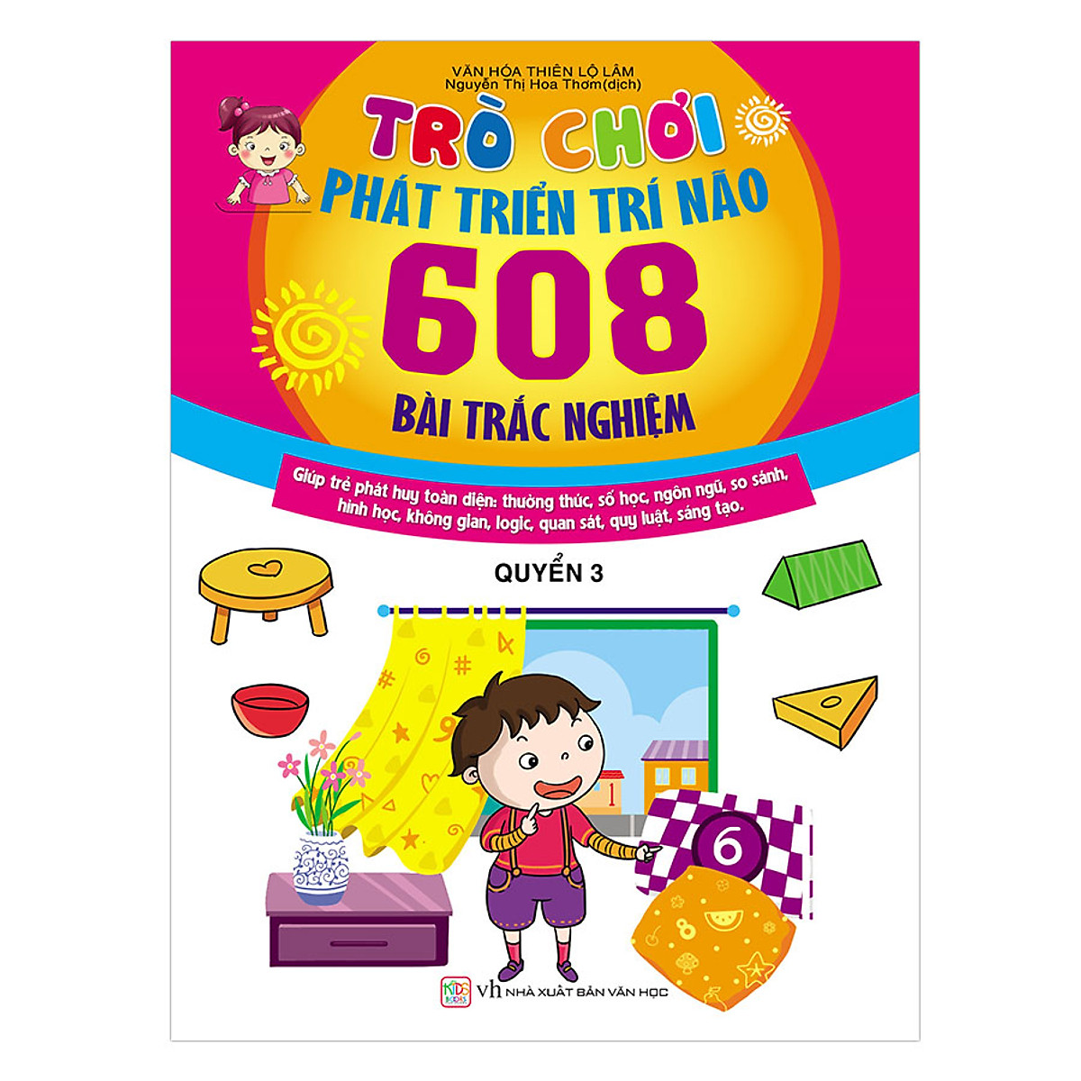 Trò Chơi Phát Triển Trí Não - 608 Bài Trắc Nghiệm - Quyển 3