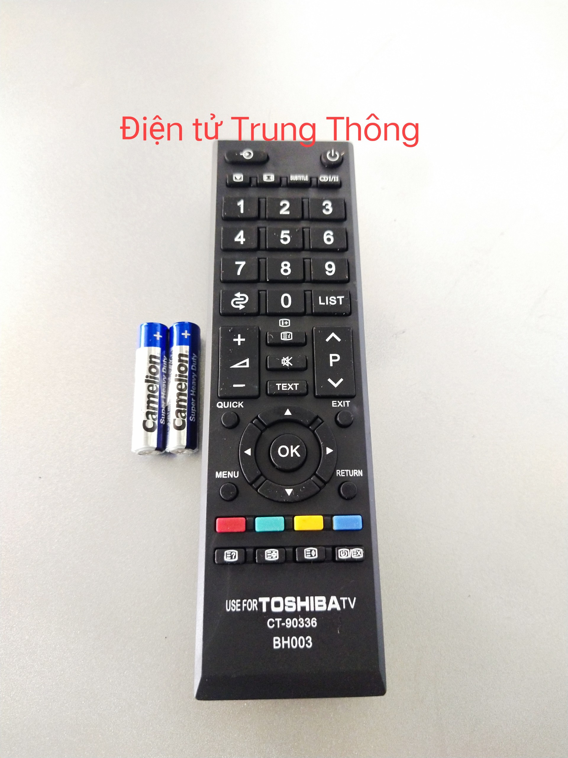 REMOTE ĐIỀU KHIỂN DÙNG CHO TIVI TOSHIBA _ CT-90336 )