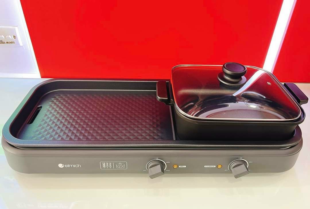 Bếp Nướng Lẩu Đa Năng Elmich EDA-0847 - Hàng Chính Hãng
