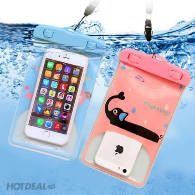 Túi Đựng Điện Thoại Chống Nước Cho Iphone / Android / Airpod - Trong 2 mặt - Size 7.2 inch