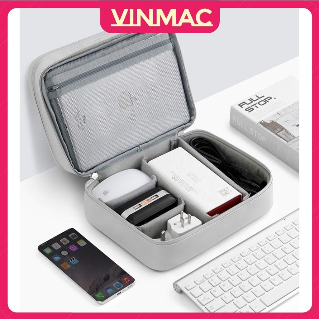 Túi đựng phụ kiện điện tử, bộ sạc cho macbook, máy tính bảng, dây cáp sạc, pin dự phòng Baona BN006.
