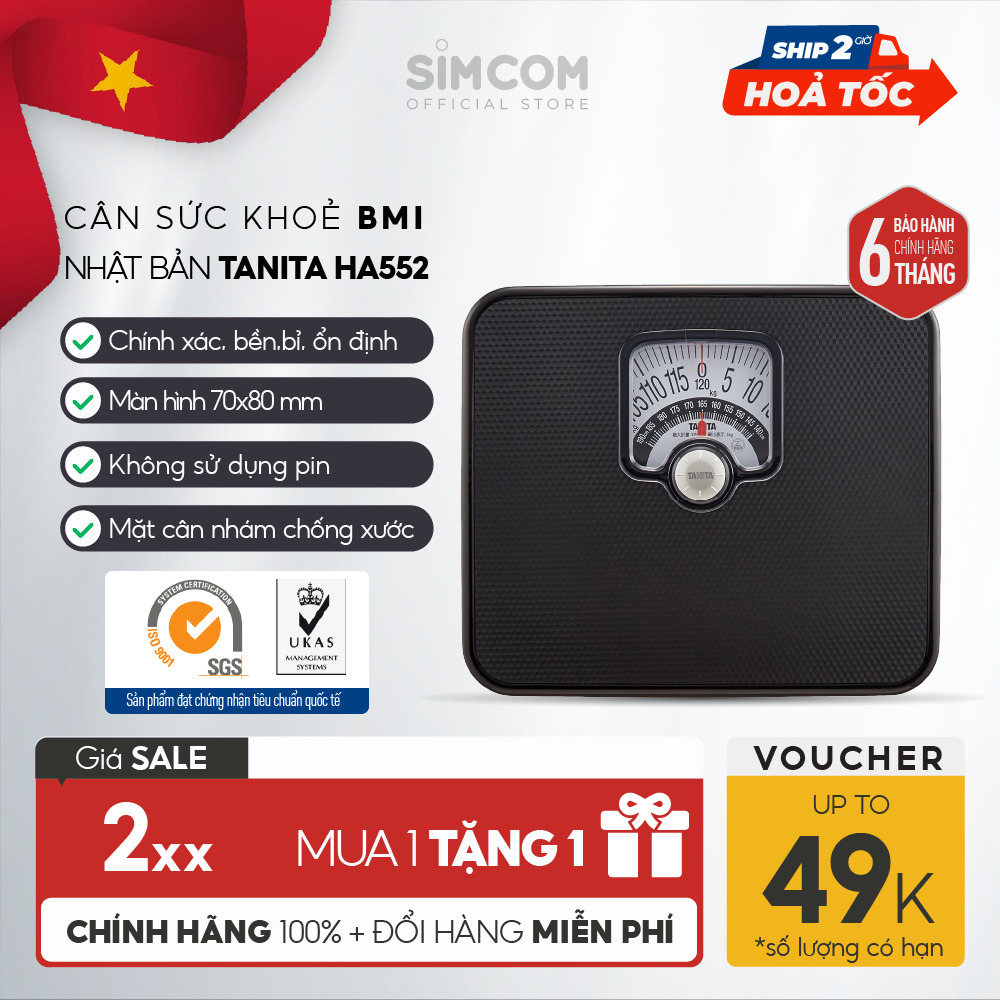 Cân sức khoẻ cơ học TANITA HA552,chính hãng nhật bản,cân cơ học,cân chính hãng,cân nhật bản,cân sức khoẻ y tế,cân sức khoẻ gia đình,cân sức khoẻ cao cấp,120kg,Cân phân tích chỉ số cơ thể,Cân sức khoẻ min