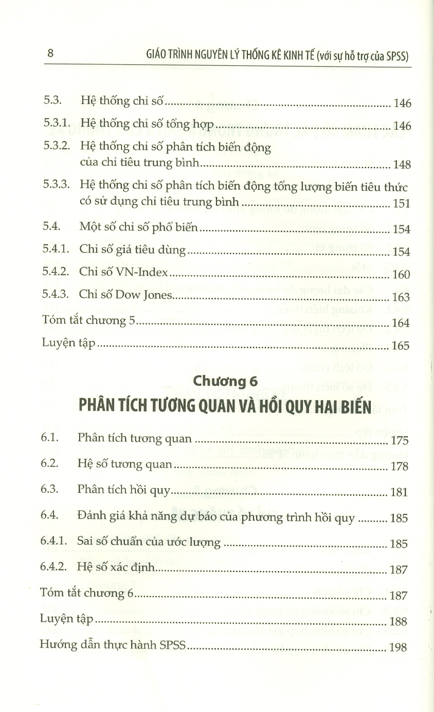 Giáo Trình Nguyên Lý Thống Kê Kinh Tế (với sự hỗ trợ của SPSS) (Tái bản lần thứ nhất)