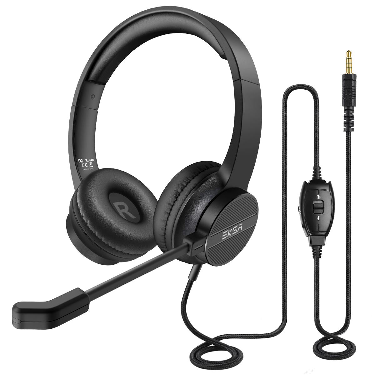 Tai nghe có dây EKSA H12 có micrô cho game thủ tai nghe trò chơi PC/PS4/Xbox