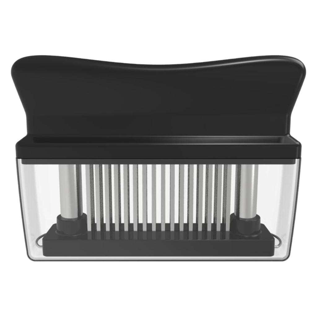 48 Needle Meat Tenderizer Stainless Steel Beef Steak Mallet Cooking Black