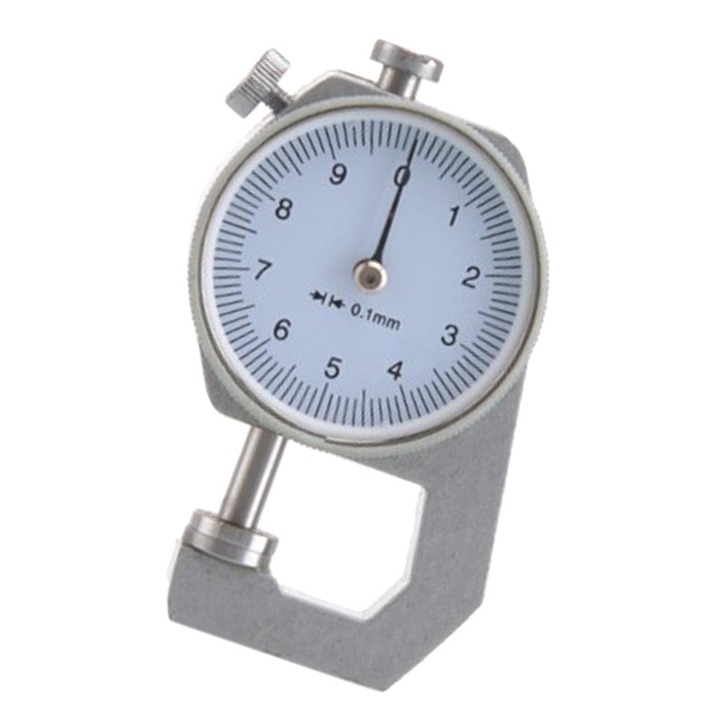 0.79'’ Precision Dial Pocket Flat Head Thickness Gauge Gage Measuring Tool