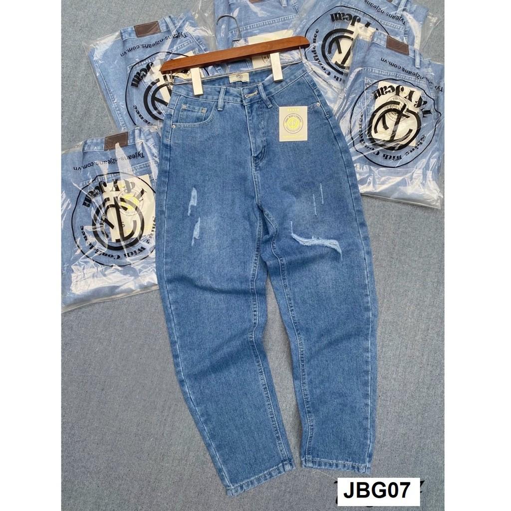 Quần jean baggy lưng cao chất form VNXK JBG07