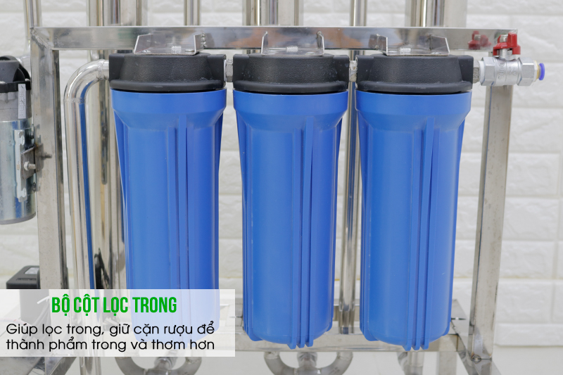 Máy lọc và khử độc tố methanol NEWSUN 30L/h lọc nhanh, thơm, ngon - Hàng chính hãng