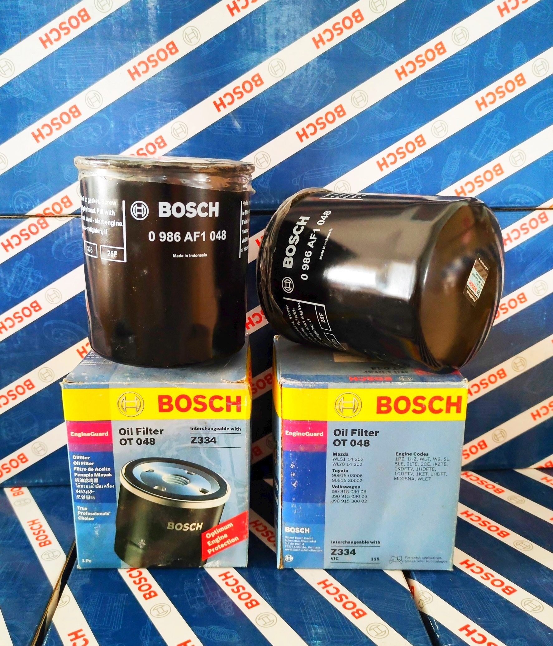 Lọc nhớt Lọc Nhớt Toyota Hiace, Hiace Commuter Diesel/Máy Dầu - Bosch OT048