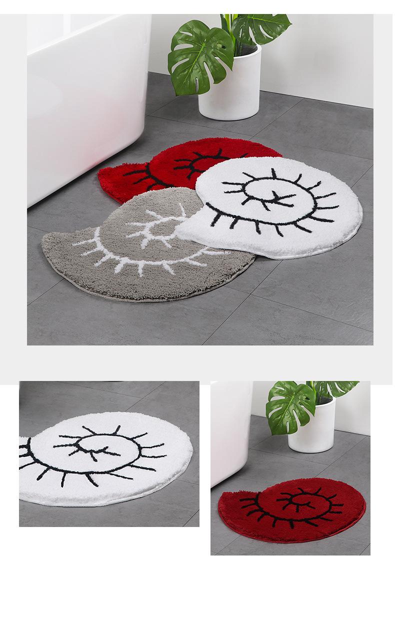 Tấm thảm hình có hình đặc biệt MAT TUYỆT VỜI TUYỆT VỜI TUYỆT VỜI TUYỆT VỜI NON-SLIP MAT 45*75 cm （Xám）