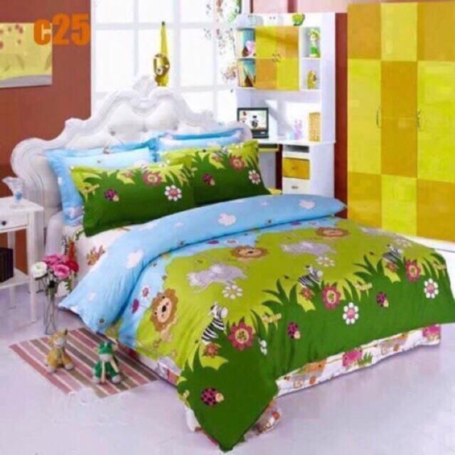 Trọn bộ 5 món chăn cotton poly